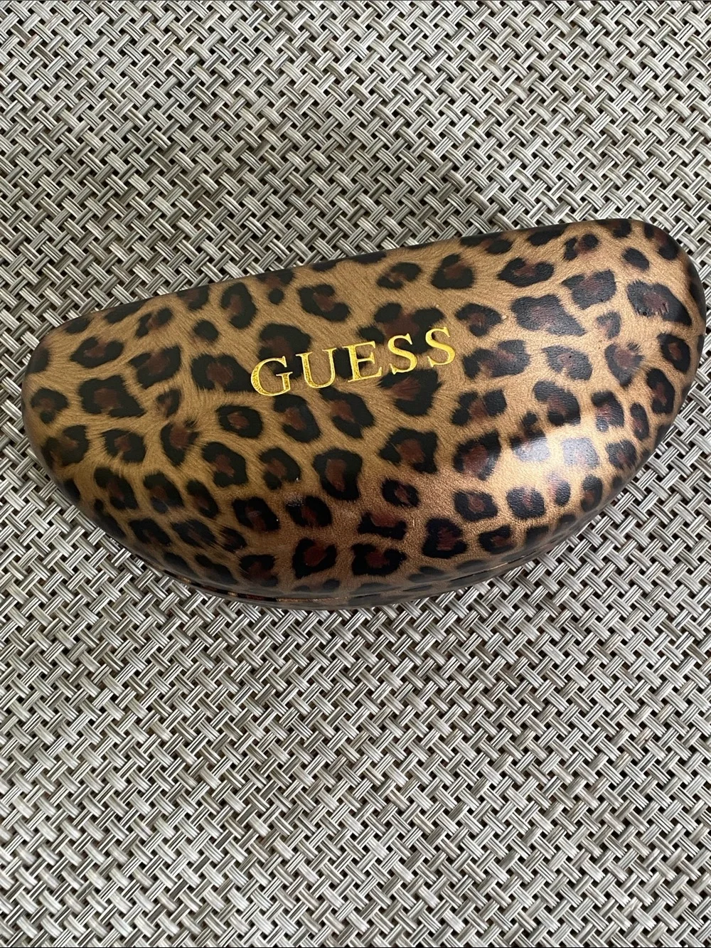 Guess Leopard Print Sunglass Eyeglass Hard Shell Case